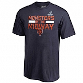 Men's Bears Navy 2018 NFL Playoffs Monsters Of The Midway T-Shirt,baseball caps,new era cap wholesale,wholesale hats
